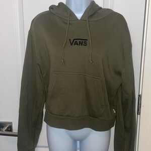 OLIVE GREEN VANS HOODIE